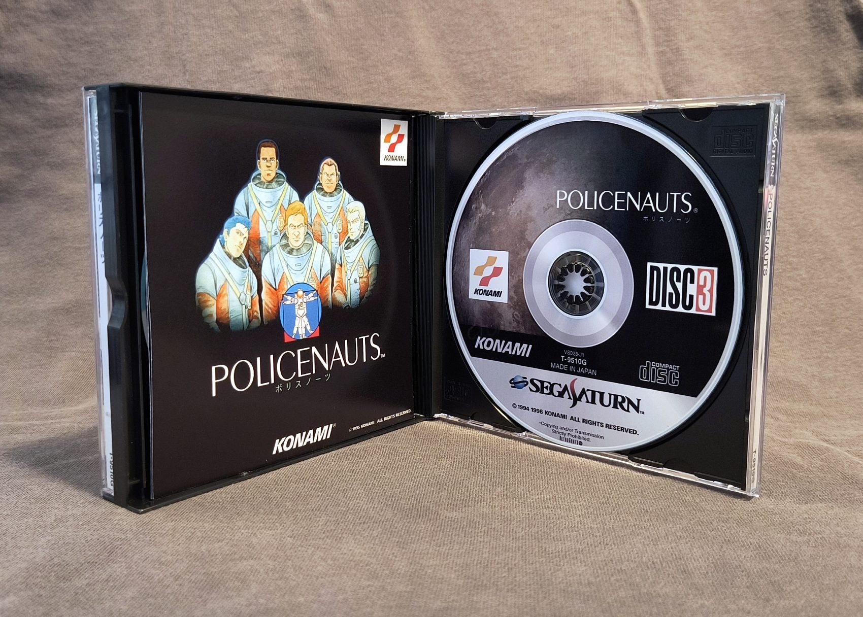 Policenauts Sega Saturn Reproduction (English)