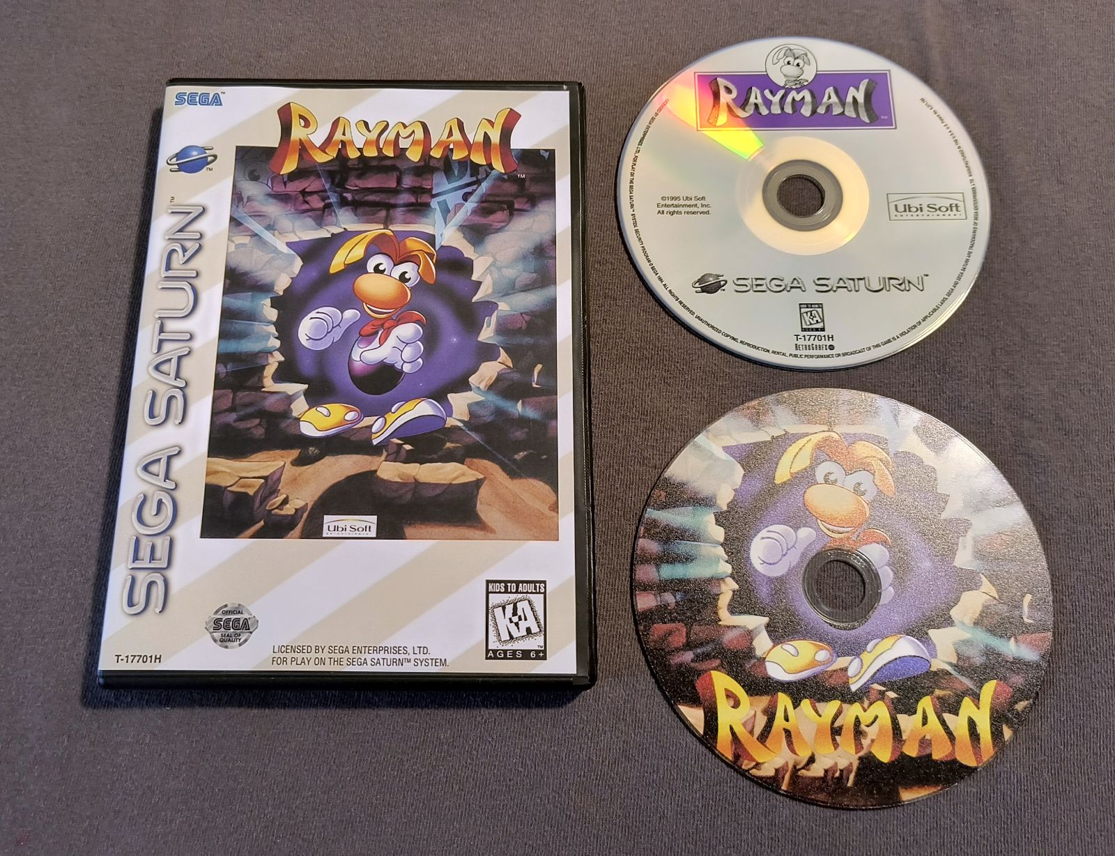 Rayman Sega Saturn Reproduction