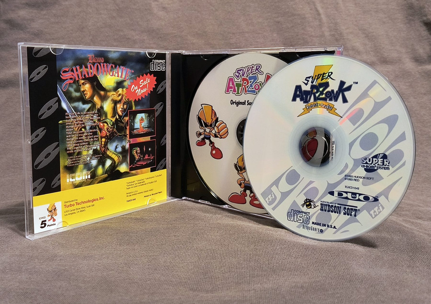 Super Air Zonk: Rockabilly-Paradise TurboGrafx-CD Reproduction