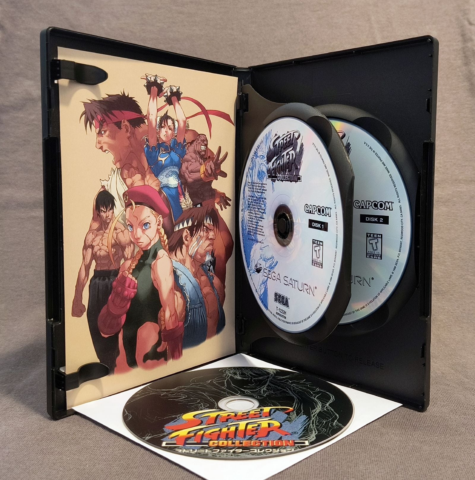 Street Fighter Collection Sega Saturn Reproduction