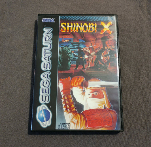 Shinobi X (Europe) 60Hz Hack (PAL to NTSC) Sega Saturn Reproduction