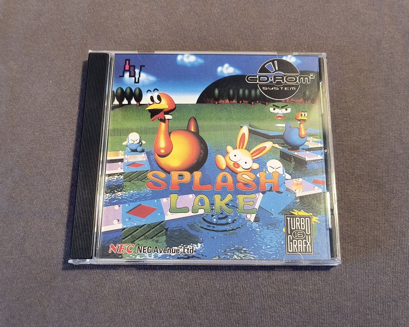 Splash Lake TurboGrafx-CD Reproduction