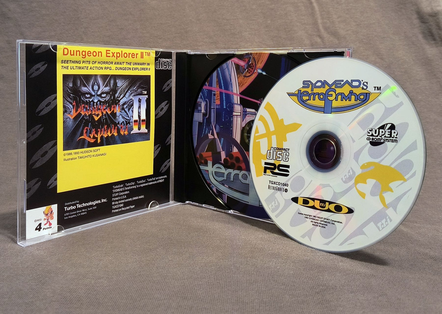 Syd Mead’s Terraforming TurboGrafx-CD Reproduction (US)