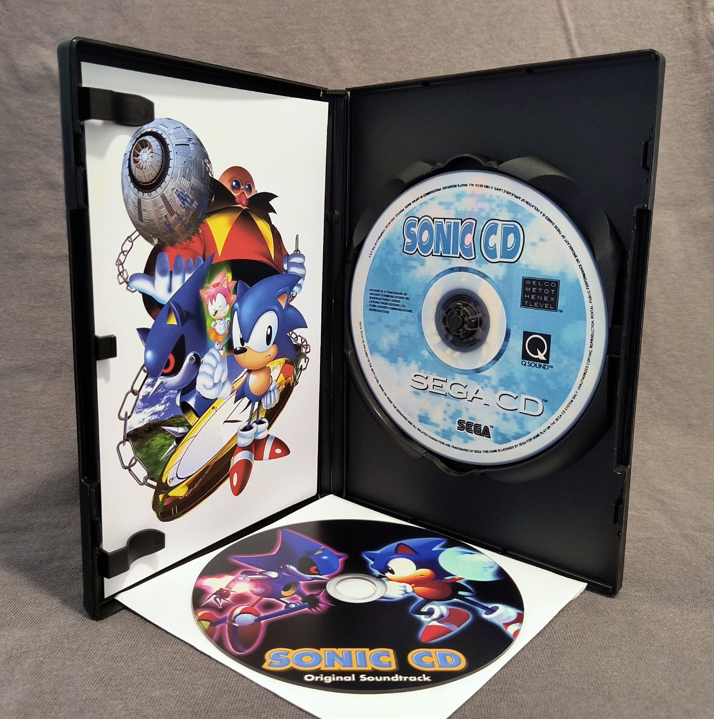 Sonic CD Sega CD Reproduction