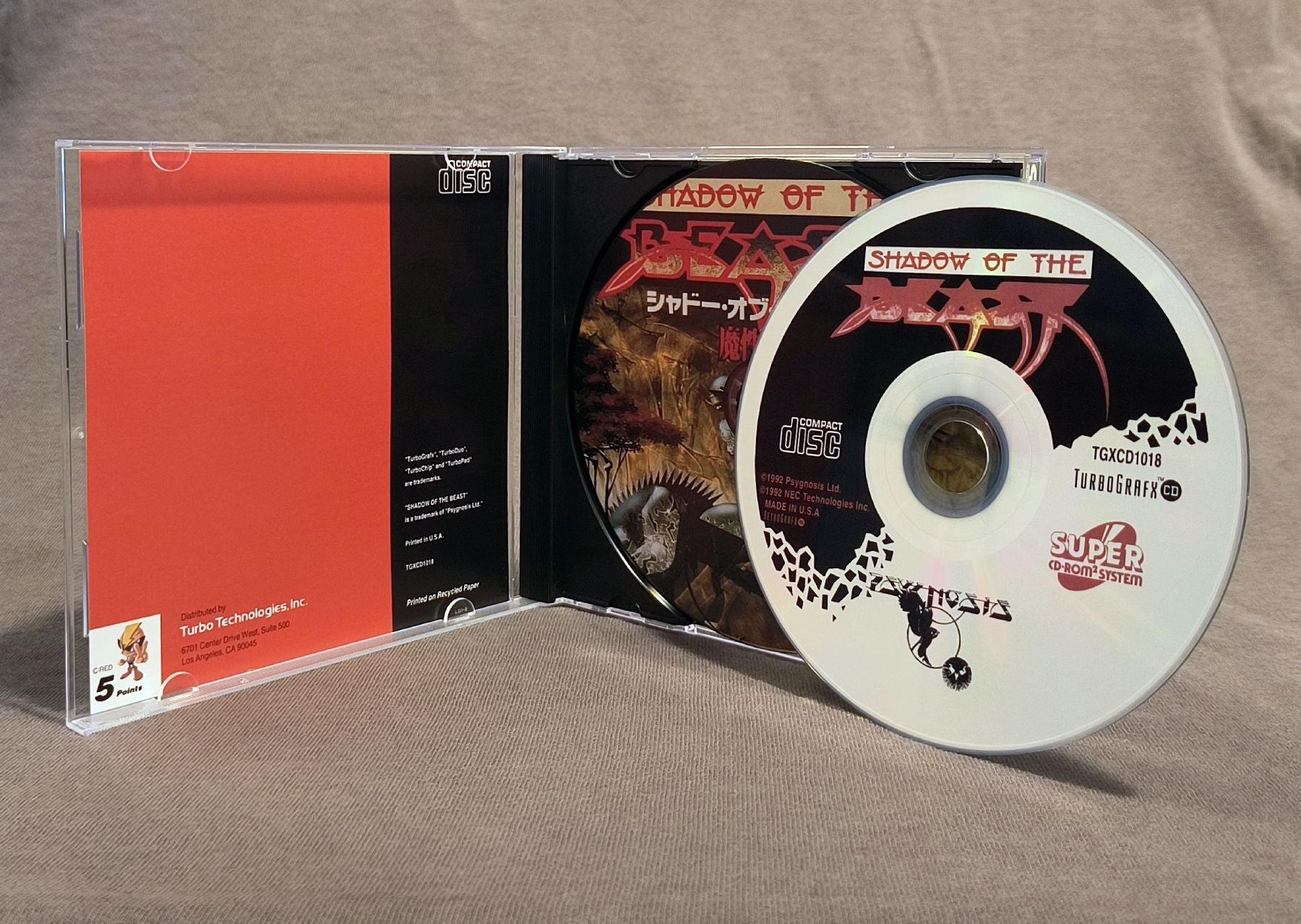Shadow of the Beast TurboGrafx-CD Reproduction