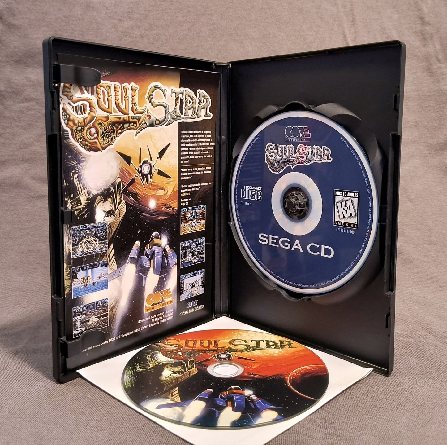 Soulstar Sega CD Reproduction