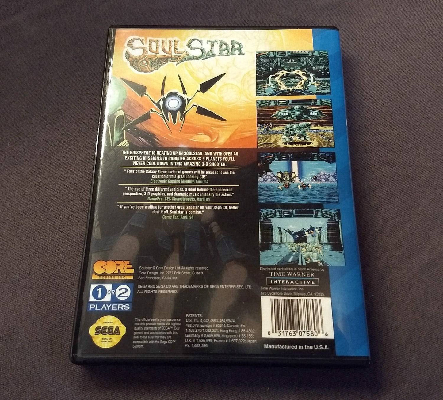 Soulstar Sega CD Reproduction