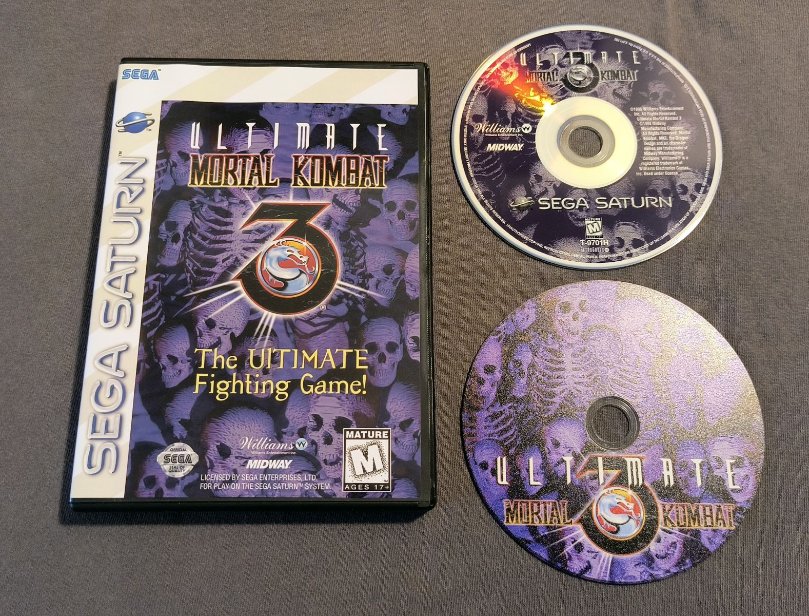 Ultimate Mortal Kombat 3 Sega Saturn Reproduction