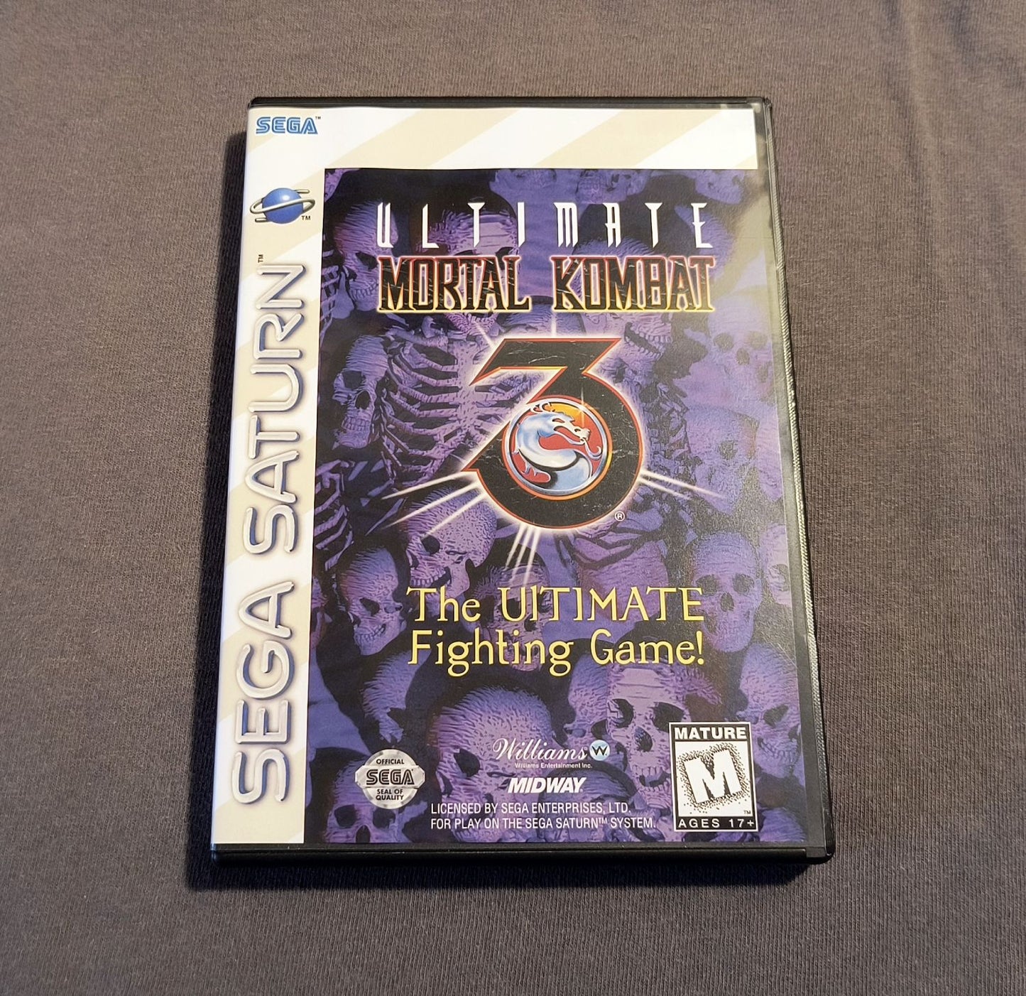 Ultimate Mortal Kombat 3 Sega Saturn Reproduction