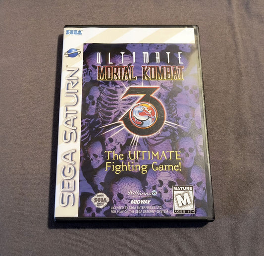 Ultimate Mortal Kombat 3 Sega Saturn Reproduction