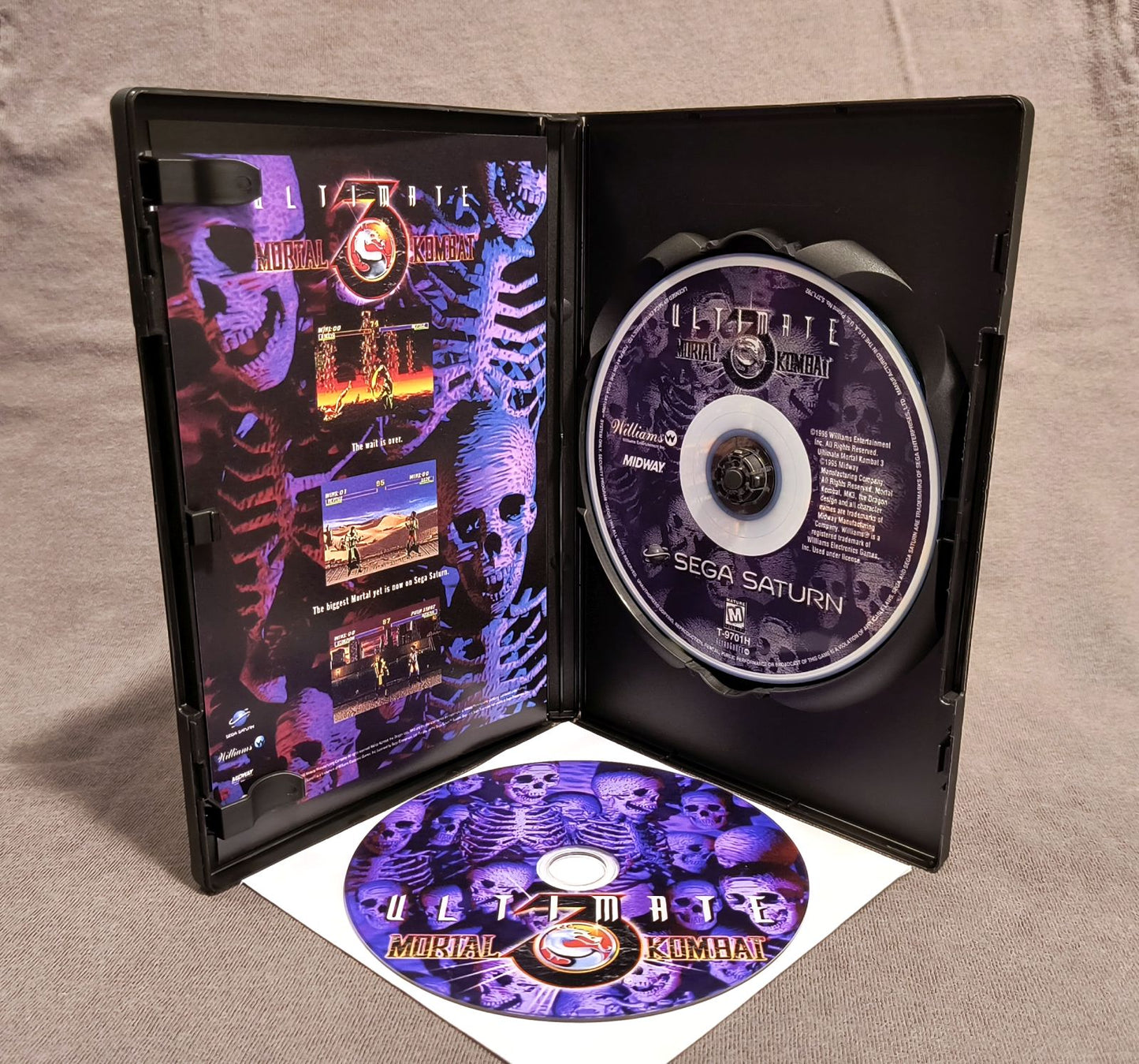 Ultimate Mortal Kombat 3 Sega Saturn Reproduction