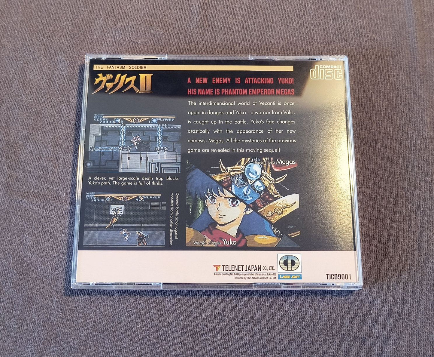 Valis II TurboGrafx-CD Reproduction (US game, JP style art)