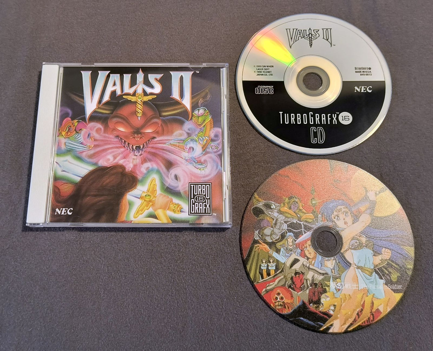 Valis II TurboGrafx-CD Reproduction (US style)