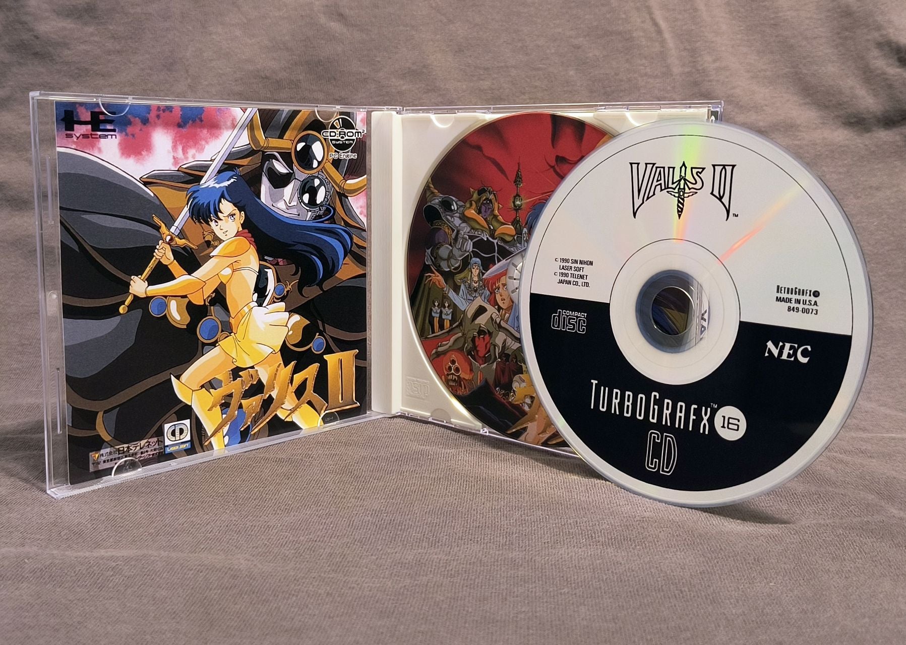 Valis II TurboGrafx-CD Reproduction (US style)
