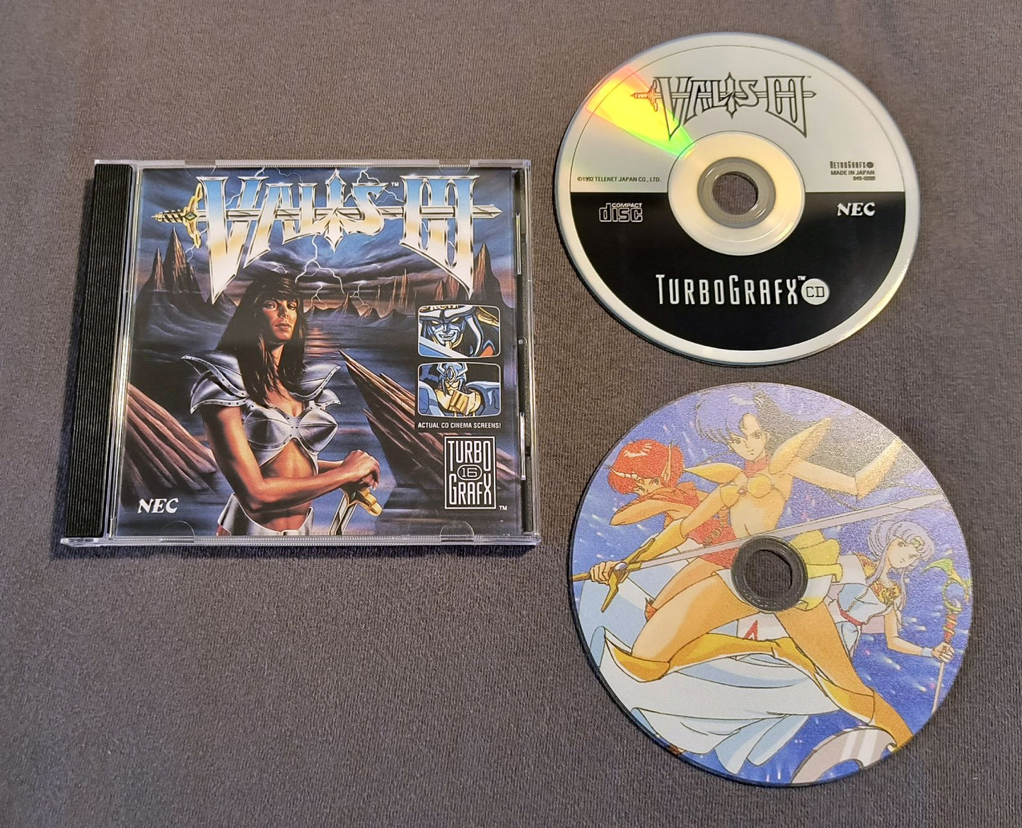 Valis III TurboGrafx-CD Reproduction (US style)