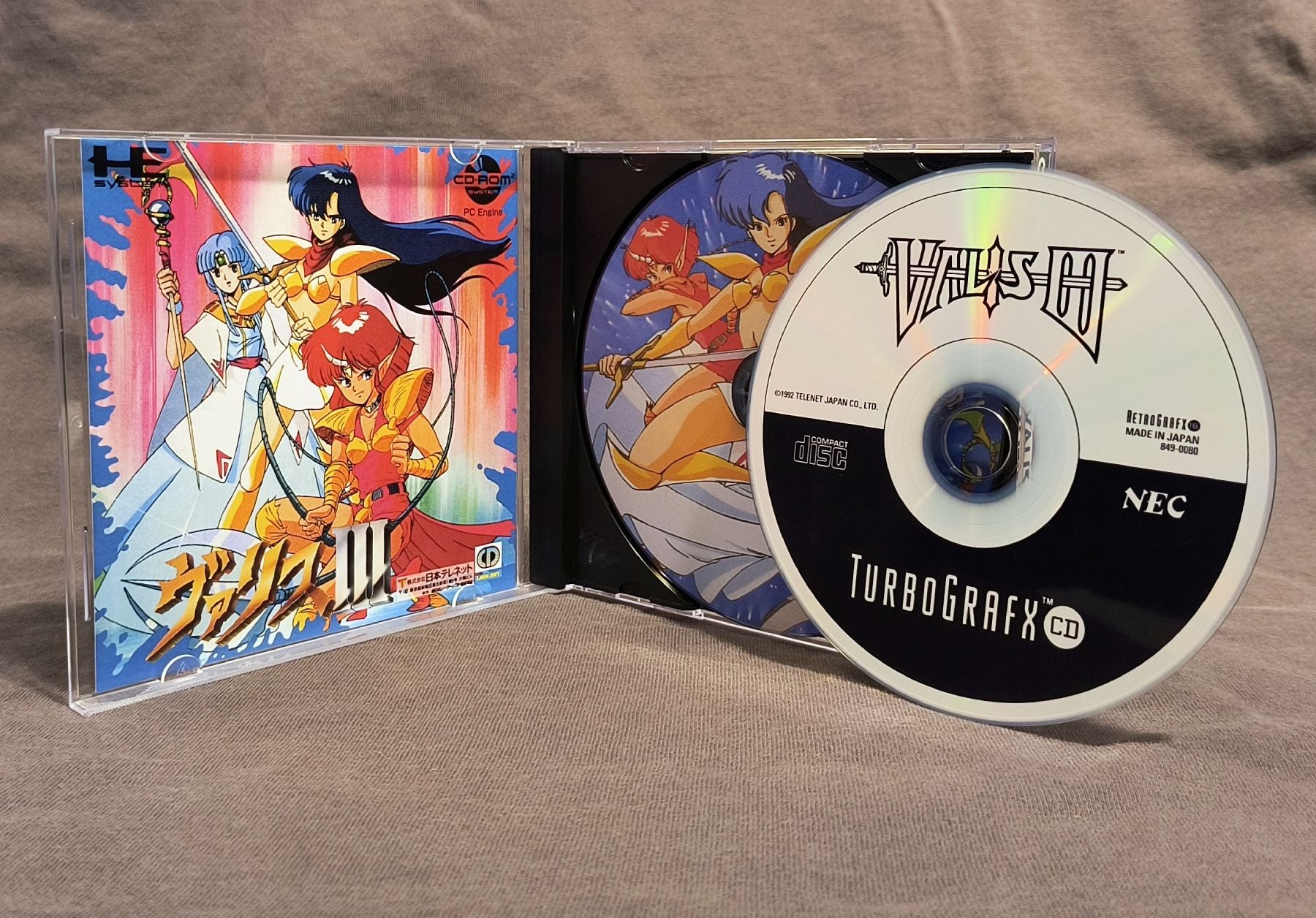 Valis III TurboGrafx-CD Reproduction (US style)