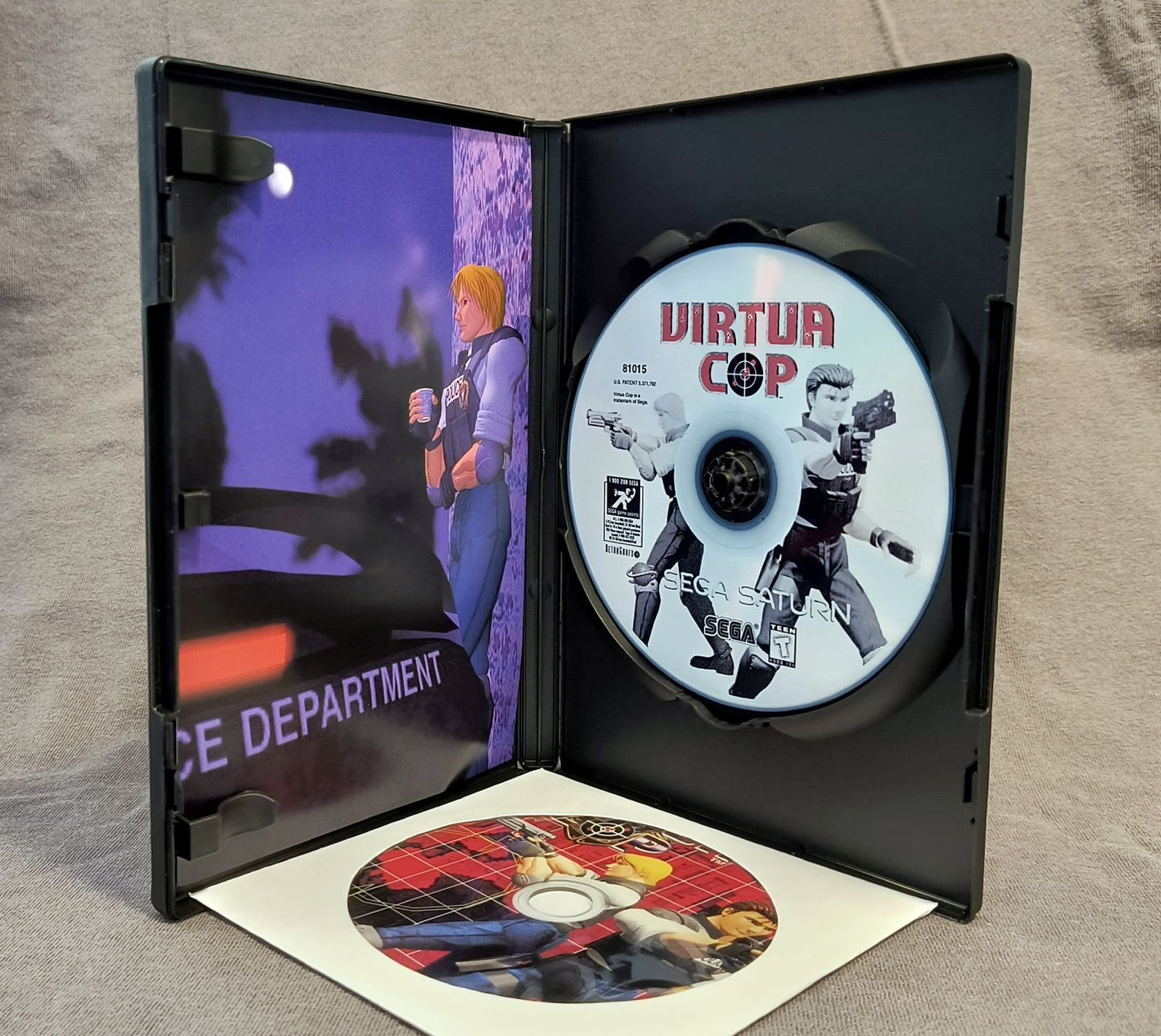 Virtua Cop Sega Saturn Reproduction