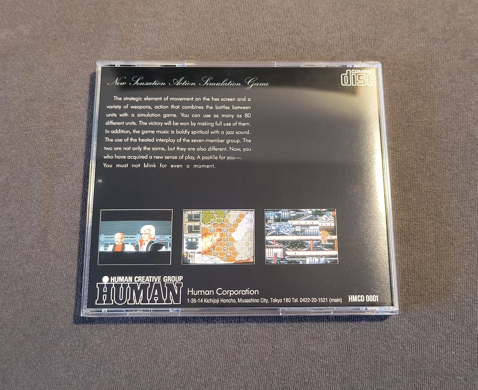 Vasteel TurboGrafx-CD Reproduction