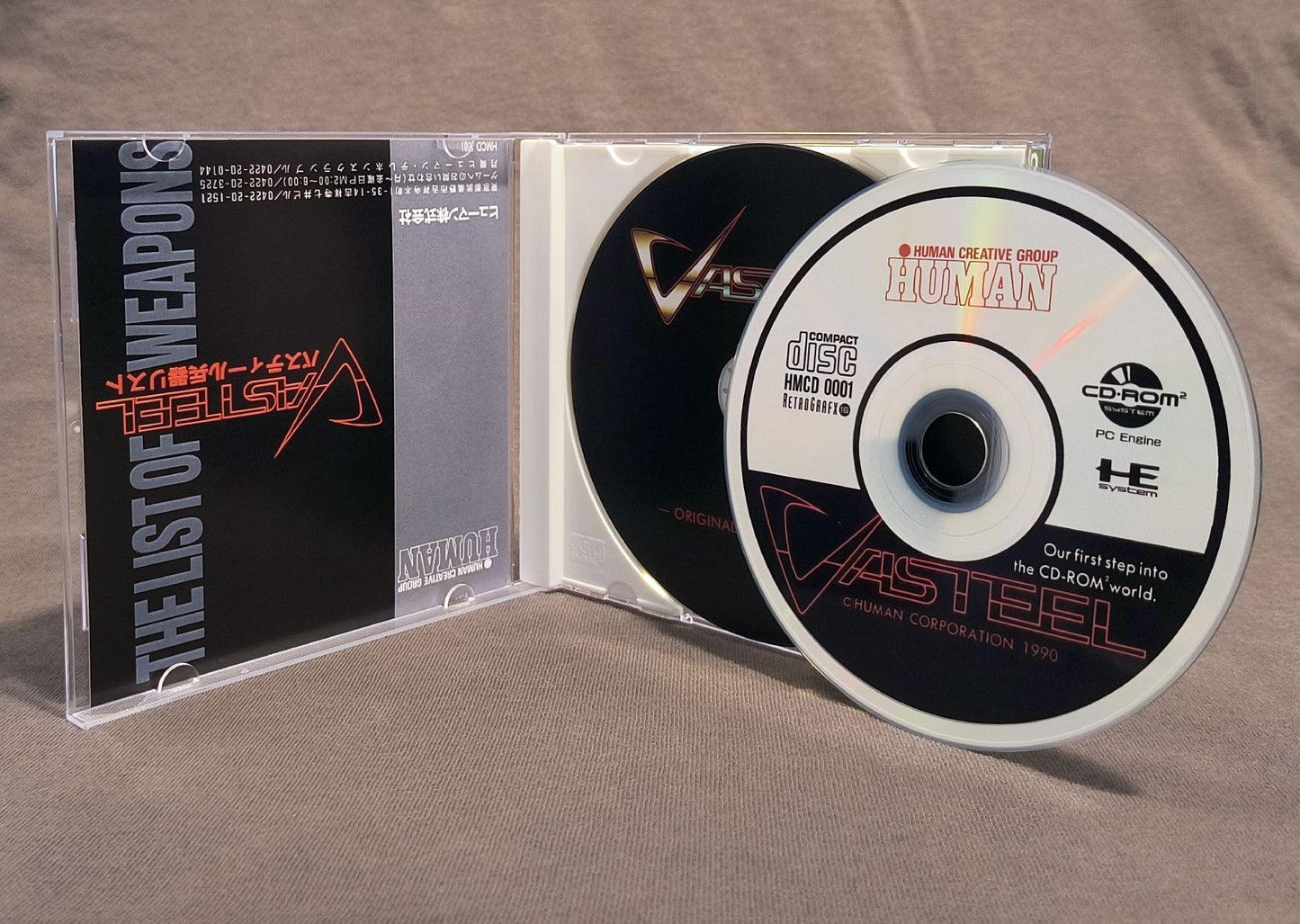 Vasteel TurboGrafx-CD Reproduction