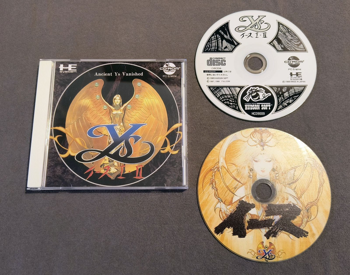 Ys Book I & II TurboGrafx-CD Reproduction (US game, JP style art)