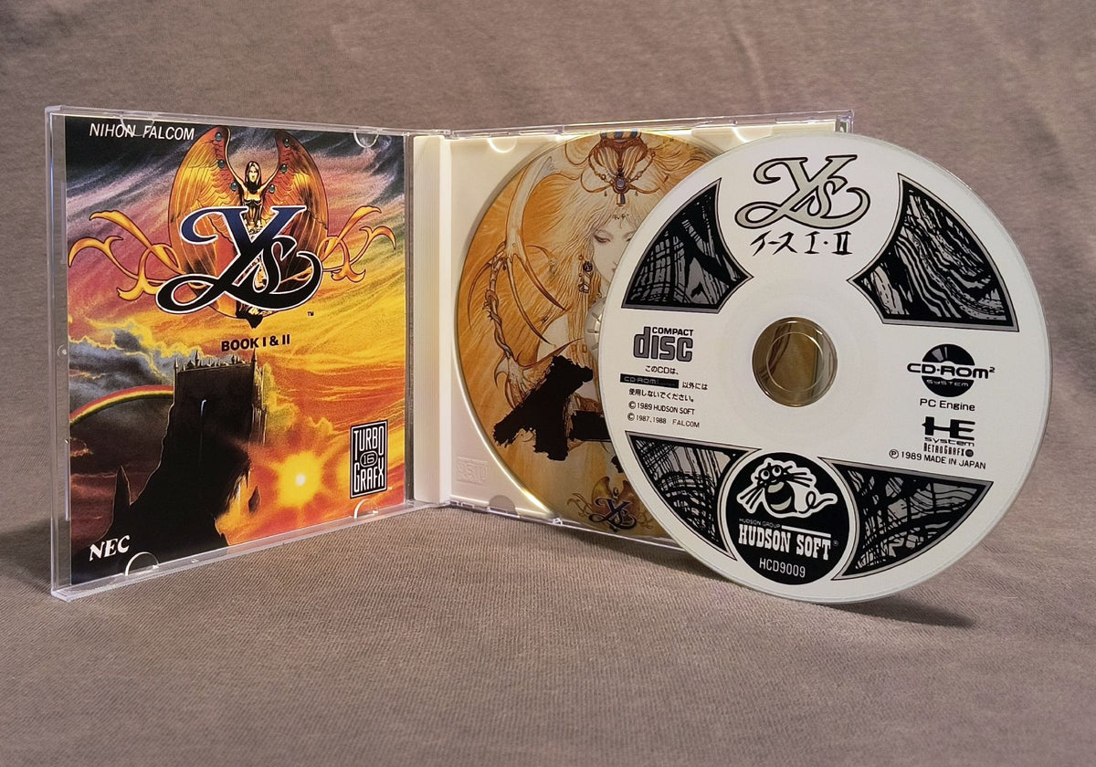 Ys Book I & II TurboGrafx-CD Reproduction (US game, JP style art)
